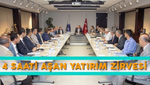 Büyükkılıç 4 Saati Aşan Yatırım Zirvesi Yaptı  