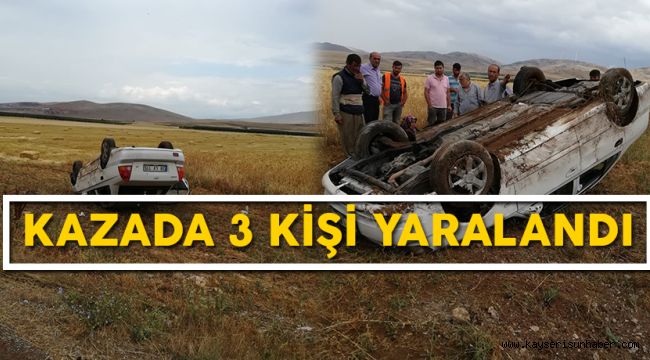 Çukura Düşmemek İçin Direksiyonu Kırınca Takla Attılar