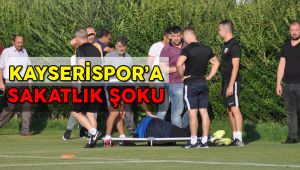 Kayserispor'da üzücü sakatlık  