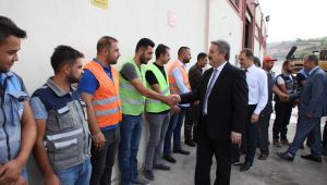 Başkan Palancıoğlu Belediye Çalışanlarıyla Bayramlaştı