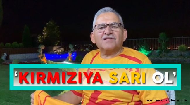 Büyükkılıç'tan Kırmızıya Sarı Ol Kampanyası'na Destek  