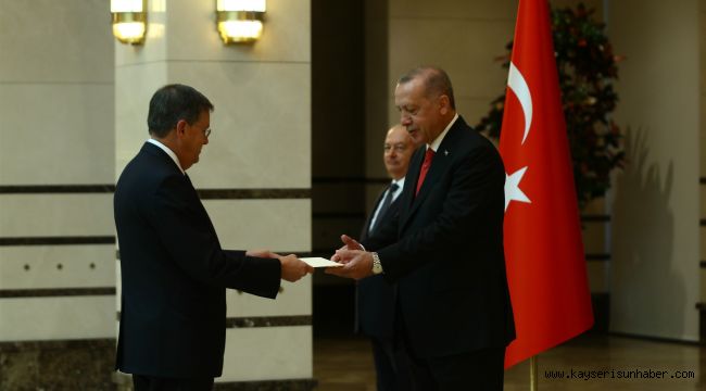 Cumhurbaşkanı Erdoğan, ABD Büyükelçisini kabul etti  