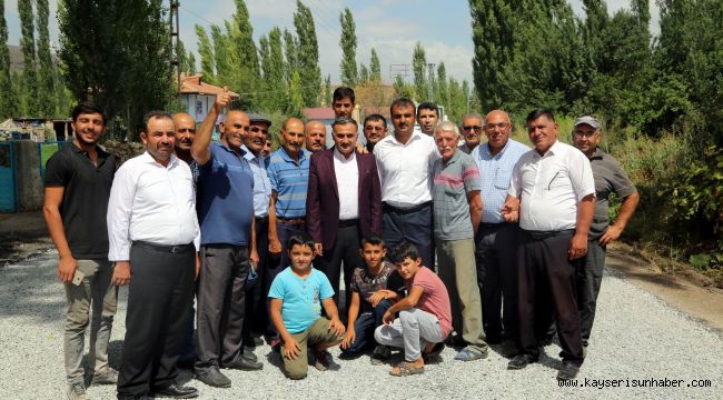 Develi'de Epçe Mahallesi'nde Çalışmalar Devam Ediyor  