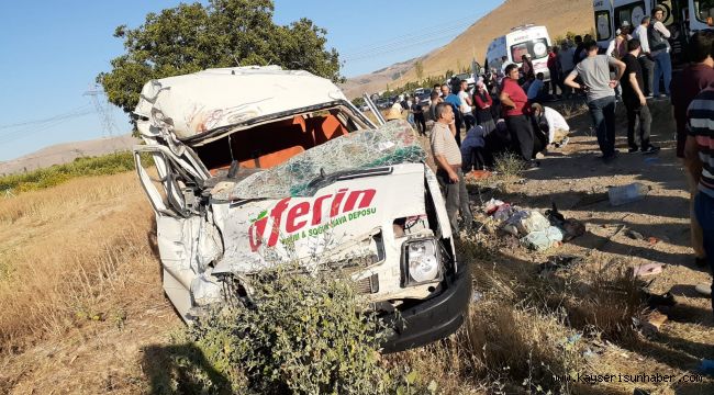 Kayseri’de Feci Kaza: 18 Kişi Yaralandı