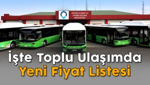 Kayseri’de Toplu Ulaşıma Yeni Fiyat Tarifesi