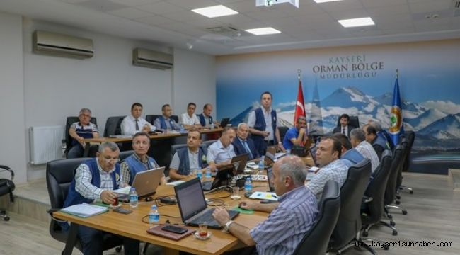 Kayseri Orman Bölge Müdürlüğü’nde Değerlendirme Toplantısı