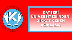 Kayseri Üniversitesi'nden Sözde 'Barış Bildirisi'ne Tepki  
