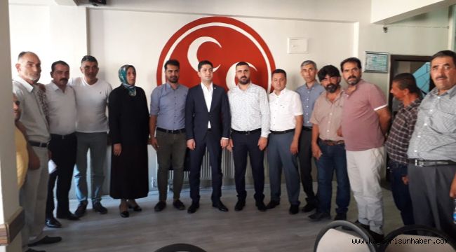 MHP Kayseri Milletvekili Özdemir Develi'yi Ziyaret Etti