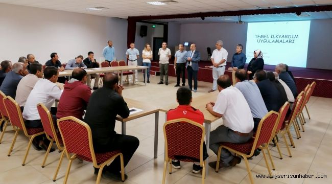 Muhtarlar, Mahallenin Sertifikalı Sağlıkçıları Oldu