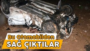 Otomobil şarampole yuvarlandı: 7 yaralı