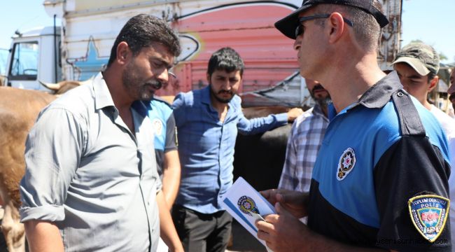 Polislerden hayvan pazarlarında 'Sahte para' mesaisi