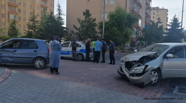 Kayseri’deki Kazada 2 Kişi Yaralandı