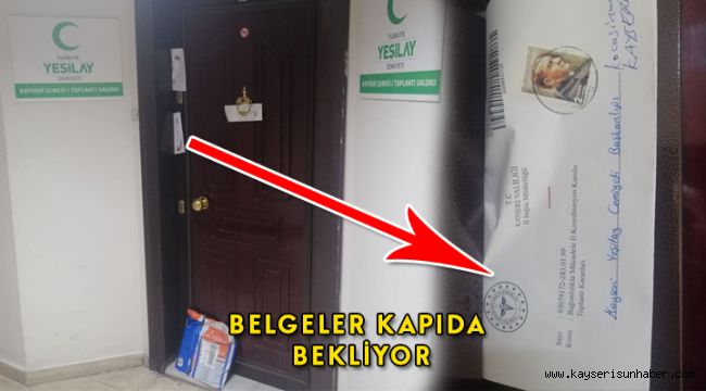 Yeşilay Kayseri Şubesi Kapıya Kilit Vurdu