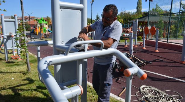 Bünyan'da Park ve Yeşil Alanlarda Sonbahar Hazırlıkları Başladı 