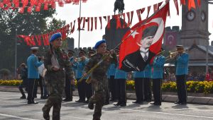 Kayseri'de Cumhuriyet Bayramı coşkusu