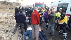 Kayseri'de korkunç kaza: 20 Yaralı