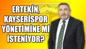 Kayserispor'da yeni yönetim için Ertekin’in sesleri