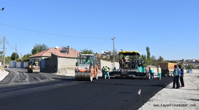 Kocasinan’da Yol Çalışmaları Hız Kesmeden Devam Ediyor