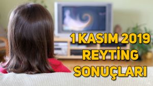 1 Kasım Cuma reyting sonuçları açıklandı, Hercai, Arka Sokaklar