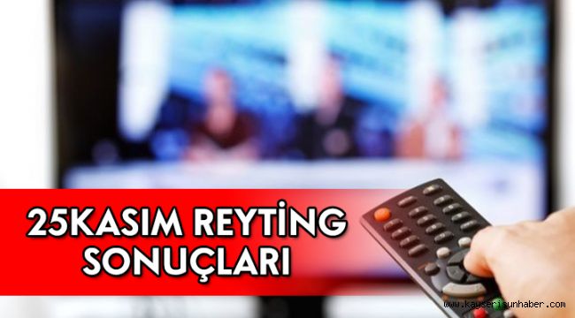 25 Kasım reyting sonuçları, Çukur kaçıncı sırada