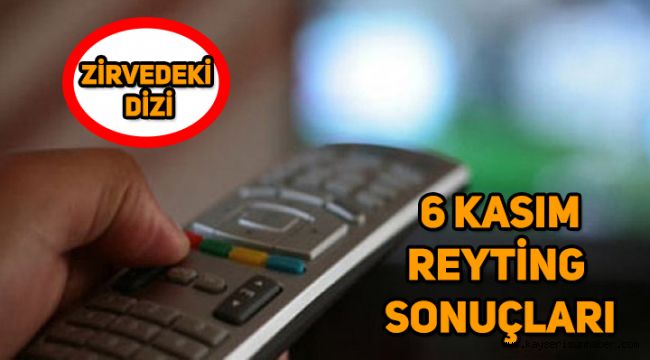 6 Kasım reyting sonuçları, Sen Anlat Karadeniz, Afilli Aşk, Kurşun