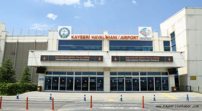 Ekim Ayı Kayseri Havalimanı'nda hizmet verilen kişi sayısı açıklandı