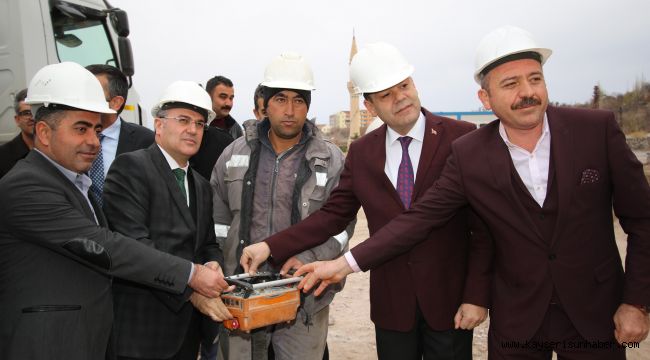 Kentsel dönüşümde yeni konutların temeli atıldı