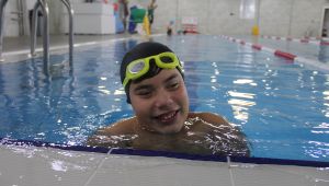 Otizmli Tarık, spor ile hayata tutundu