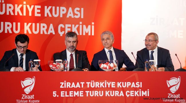 Ziraat Türkiye Kupası 5. Eleme Turu eşleşmeleri belli oldu