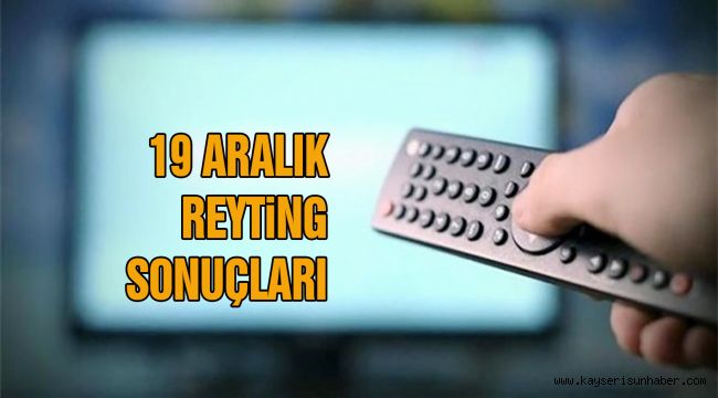 19 Aralık reyting sonuçları, Bir Zamanlar Çukurova, Mucize Doktor, Fatih Portakal