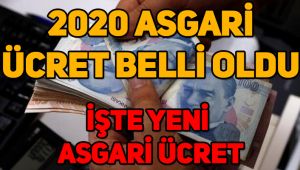 2020 Asgari Ücret ne kadar oldu, asgari ücret zammı açıklandı