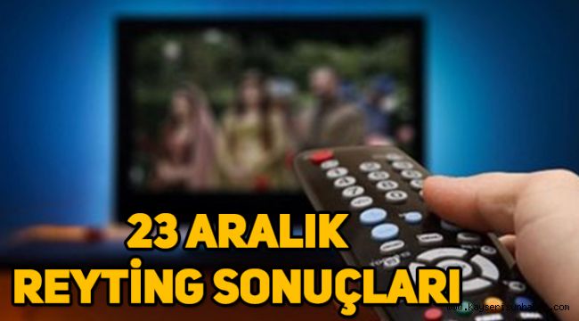 23 Aralık reyting sonuçları, Çukur, Sefirin Kızı, Fatih Portakal 