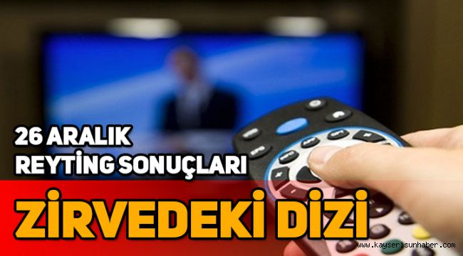 26 Aralık reyting sonuçları, Bir Zamanlar Çukurova, Mucize Doktor, Fatih Portakal