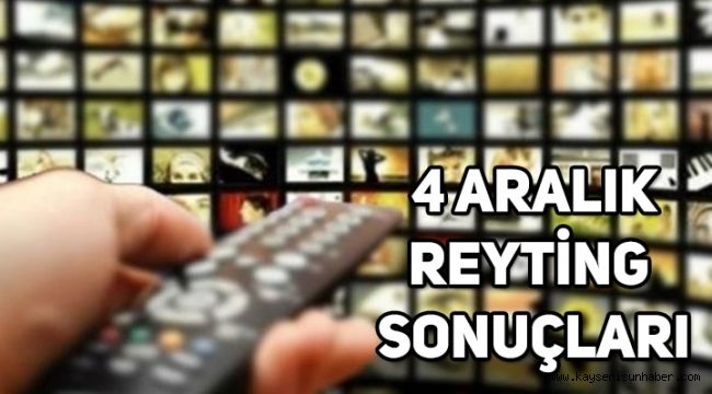 4 Aralık reyting sonuçları, Kuruluş Osman, Fatih Portakal ile Fox Ana Haber