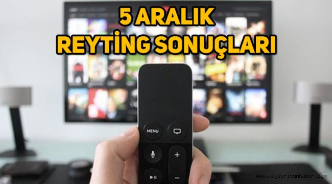 5 Aralık reyting sonuçları, Mucize Doktor, Bir Zamanlar Çukurova