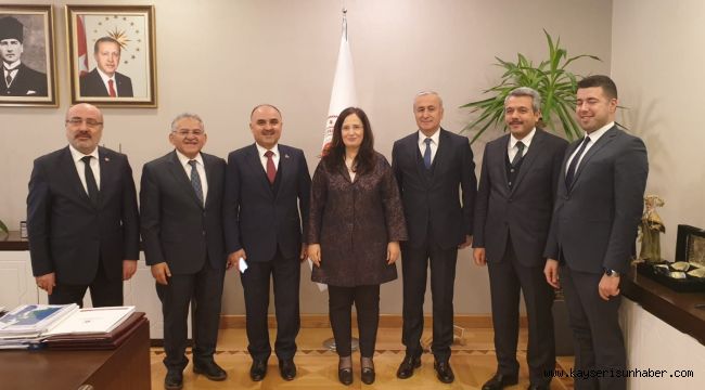 Başkan Büyükkılıç, Ankara’da Kayseri Üniversitesi İçin Toplantıya Katıldı