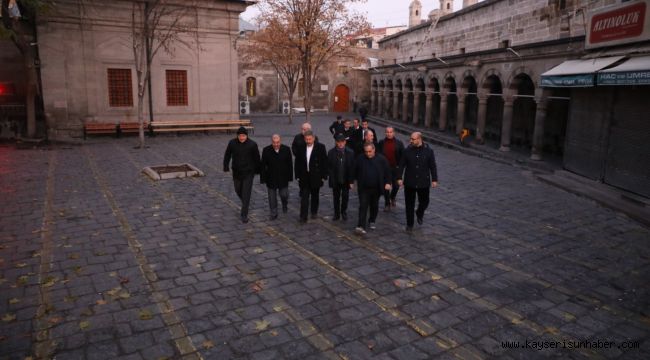 Başkan Palancıoğlu Güne Camikebir'de Başladı