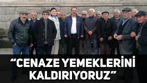 Bu mahallede cenaze yemekleri kalkıyor