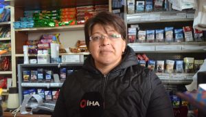 Engelli Zehra 10 yıldır esnaflık yapıyor