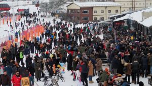 Erciyes'te, hafta sonu bereketi