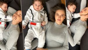 Fahriye Evcen Özçivit’in oğlu Karan sosyal medyanın gündemine oturdu