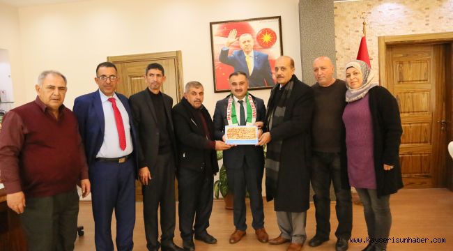 Filistin’den Başkan Cabbar’a ziyaret