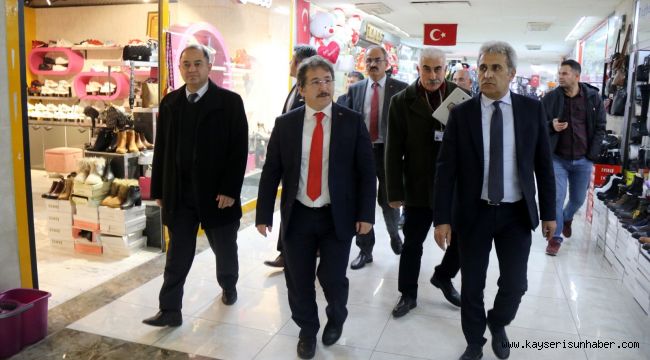 İl Sağlık Müdürü Benli, çarşı esnafını denetledi