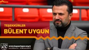 Kayserispor'dan Bülent Uygun'a teşekkür mesajı