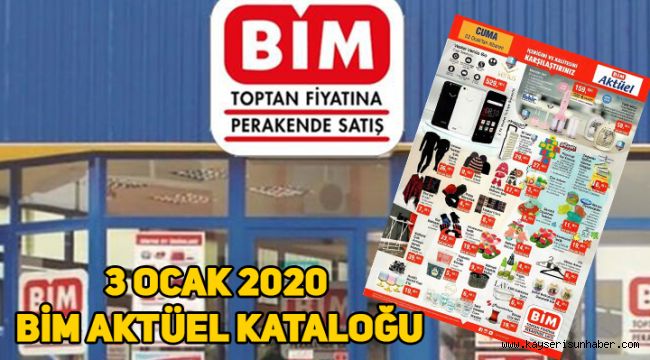 3 Ocak BİM Aktüel ürünlerinde neler var, hangi ürünler indirimli?