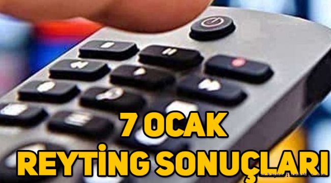 7 Ocak reyting sonuçları, Tutunamayanlar kaçıncı sırada?