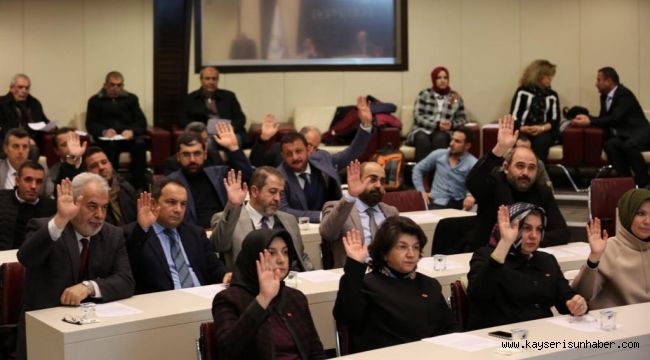 Kocasinan’da yılın ilk meclis toplantısı yapıldı