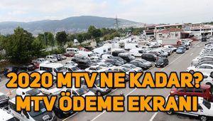 MTV ödemesi nasıl olacak, MTV ödeme ekranı, 2020 zamlı MTV tutarı ne kadar?