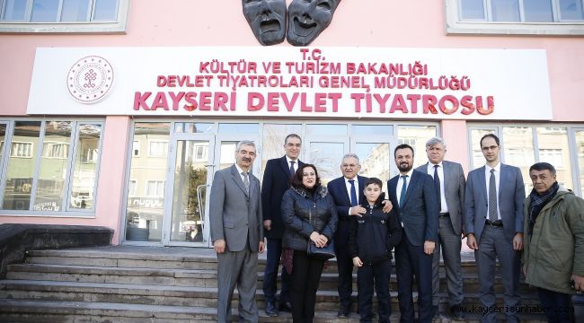Büyükkılıç'ın gayretleri ile Devlet Tiyatrosu Kayseri'de