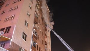 Kayseri'de yangın paniği